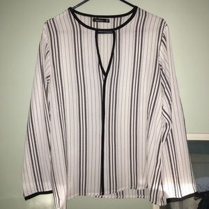 Striped work shirt